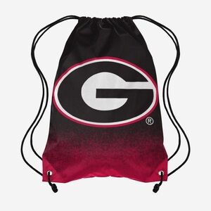 New in bag Georgia Bulldogs cinch back backpack ombre purse UGA